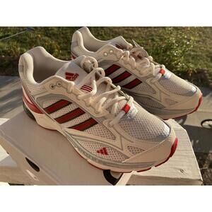 Adidas Spiritain 2000 Shoes Mens Running Sneakers Cloud White/Red IH9980 Sz 6.5